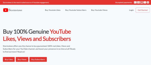 StormViews is one of the best companies to buy real Youtube subscribers with many different packages