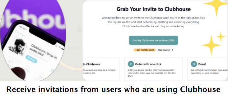 Receive invitations from users who are using Clubhouse